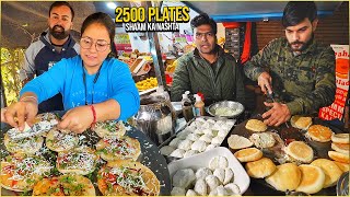 40 Rs Indian Street Food Punjab 😍 Kashmiri Sham ka Nashta Mayapuri ke Tadka Chole Kulche amp more [upl. by Lj]