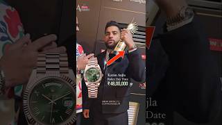 Karan aujla watch worth 48 lakhs😲 karan aujla watch collection shorts [upl. by Llemert500]