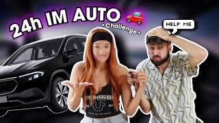 Wir sind 24h IM AUTO 🚗😂 Challenge  stineundmarc [upl. by Peterus]