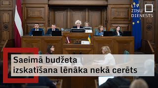 Deputāti otro dienu lemj par valsts budžetu [upl. by Aillimac]