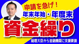 【申請を急げ】年末・年度末の資金繰り！総理大臣から金融機関に支援要請が発せられました！ [upl. by Osmen953]