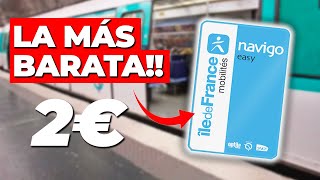 Tarjeta Navigo Easy la opción más barata 💶 [upl. by Lindy]