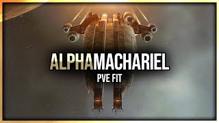 Eve Online  Machariel  Alpha Fit [upl. by Aelem325]