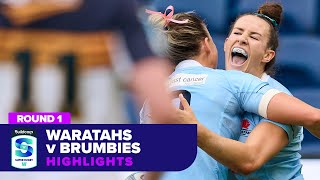 NSW Waratahs v Brumbies Highlights  Round 1  Super Rugby Womens 2024 [upl. by Aiak]