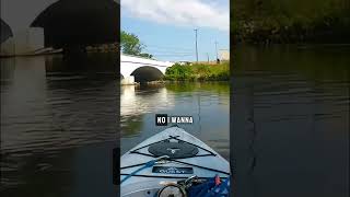 Kayaker Panics Near Rough Waters Kayak Kayaking RoughWater [upl. by Wesley]