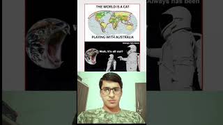 The world is cat playing with Australia australia memes comedyfilms trending funny viralshort [upl. by Kral514]