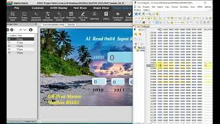 22 ModBus RS485 DWIN Master AI amp AO  INPUT amp HOLDING REGISTERS Commands 0x04 0x030x060x10 [upl. by Hengel]