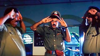 नकली पुलिस इंस्पेक्टर ने किया दो दो हाथों से सलाम 😂😂 Balakrishna South Movies Hindi Dubbed [upl. by Alatea]