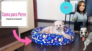 DIY COMO HACER UNA CAMA PARA PERRO TIPO PUFF [upl. by Robbert]