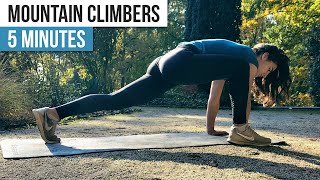 5 Min HIIT Mountain Climber Challenge l OutWork [upl. by Atselec]