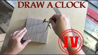 Draw a Clock Using a Compass  TIPS [upl. by Kleper]