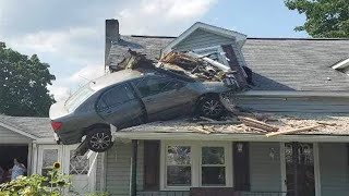 Insane Car Crash 2023  Best Idiots Dangerous Truck Driving Skills Fails amp Bad Day at Work 2023 [upl. by Yddet]