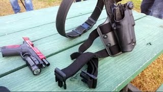 Gun amp holster demonstration of accidental discharge [upl. by Aiket193]