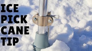 How to attach your Ice Pick Cane Tip [upl. by Eannaj]