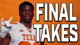 Fasusi to Oklahoma  Texas Longhorns Scrimmage  FINAL TAKES FRIDAY [upl. by Mehalek]