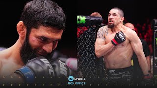 Khamzat Chimaev amp Robert Whittaker walkout ahead of UFC308 🔥 [upl. by Airamasor]