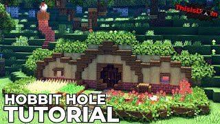 Minecraft How to Build Hobbit Hole [upl. by Savick]