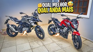 QUAL A MELHOR CB 300F TWISTER OU BMW 310 GS [upl. by Eisele]