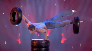 Robert Choinka  Balance Act with Tires  The world greatest Cabaret [upl. by Heddy]