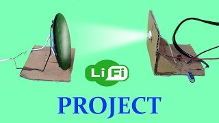 Li Fi Project  Transmit Data With Light  Creative Goutam [upl. by Oivlis]