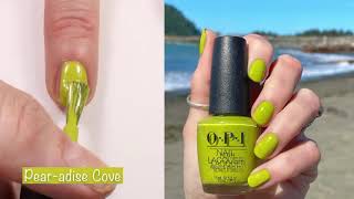 OPI SUMMER 2021  Malibu Collection  Review with live swatches amp comparisons [upl. by Leah]