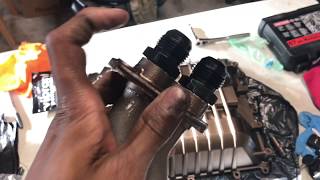 LSA Supercharger InletOutlet Manifold DIY AN Fittings [upl. by Groves53]