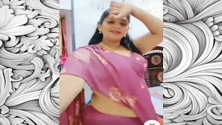 pink colour saree outlook sexy dances performance house 2024 sonamvlog729 [upl. by Patton]