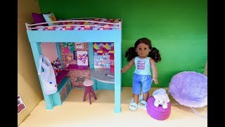 Setting Up American Girl Doll Loft Bed  NEW [upl. by Im]