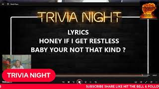 LIVE TRIVIA MUSIC TONIGHT [upl. by Assillem691]