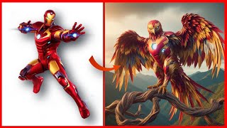 AMAZING SUPERHEROES But EAGLE 💥 CHARACTER MARVEL  Dc [upl. by Jessy408]