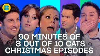 90 Minutes of 8 Out of 10 Cats Christmas Episodes  8 Out of 10 Cats  Banijay Comedy [upl. by Idurt]