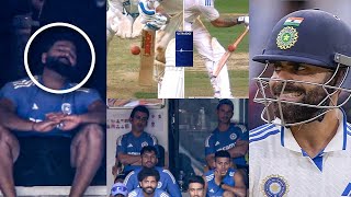 Rohit Sharma Crying Reacts When Virat Kohli got OUT on Last Ball at 3rd Day IND vs NZ 1st Test [upl. by Ariajay]