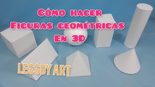 como hacer cuerpos geométricos [upl. by Atteuqram]