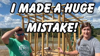 Will This Mistake Be CATASTROPHIC To Our Shed Build [upl. by Clemence463]