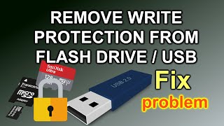 🔓How to REMOVE Write Protection from ANY USB Drive➡️Without Losing Files Fix [upl. by Tessil]