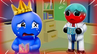 RED IS so SAD with BLUE  SAD STORY  Rainbow Friends Cartoon 3D  SM Rainbow Friends 3D [upl. by Eetnahc]