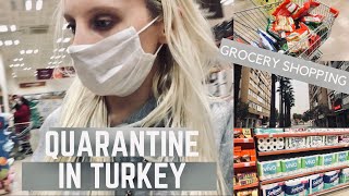 Quarantine in Turkey Grocery shopping city drive Coronavirus in Turkey [upl. by Curkell]