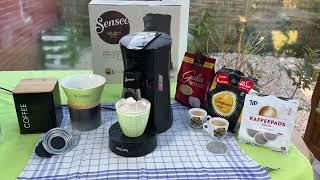 Philips Domestic Appliances Senseo Select ECO CSA24020 Kaffeepadmaschine Unboxing amp Anleitung [upl. by Madid844]