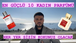 EN GÜÇLÜ 10 KADIN PARFÜMÜ [upl. by Yngad]