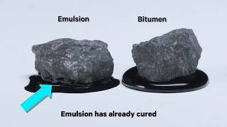 Watch the performance of bitumen emulsion vs standard bitumen  timelapse [upl. by Etheline689]