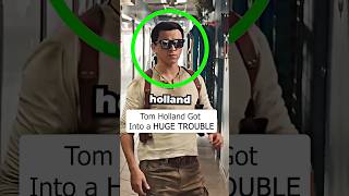 Tom Holland Got in HUGE TROUBLE tomholland zendaya [upl. by Ahseyd]