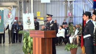 AERONAUTICA MILITARE AVVICENDAMENTO IN BASE AEREA DECIMO ALLOCUZIONE GEN RUSSO [upl. by Bekha]