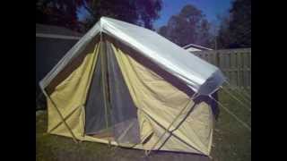 Trek Tents 245c 9 x 12 Canvas Wall Tent [upl. by Picker]