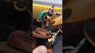 harlequin harlequins40k voidweaver starweaver skyweaver airbrushing paintingwarhammer wh40k [upl. by Menedez634]