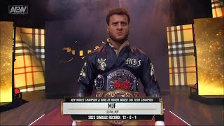 MJF Entrance  AEW Dynamite December 27 2023 [upl. by Steel697]