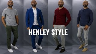 How To Wear A Henley Shirt [upl. by Ahola]