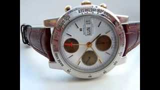 Breil Starlight Chronograph  Lemania 5200 5100 Movement [upl. by Frendel114]