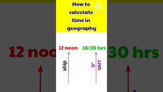 How to calculate time in geography class 10 shorts [upl. by Anomahs388]