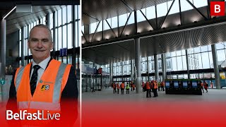 First look inside Belfast Grand Central Station ahead of opening this weekend [upl. by Eirena503]