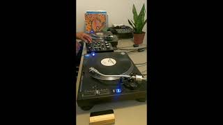 testing my House Vinyl on the Omnitronic TRM202 MK3 2ch rotary mixer [upl. by Annaiek]